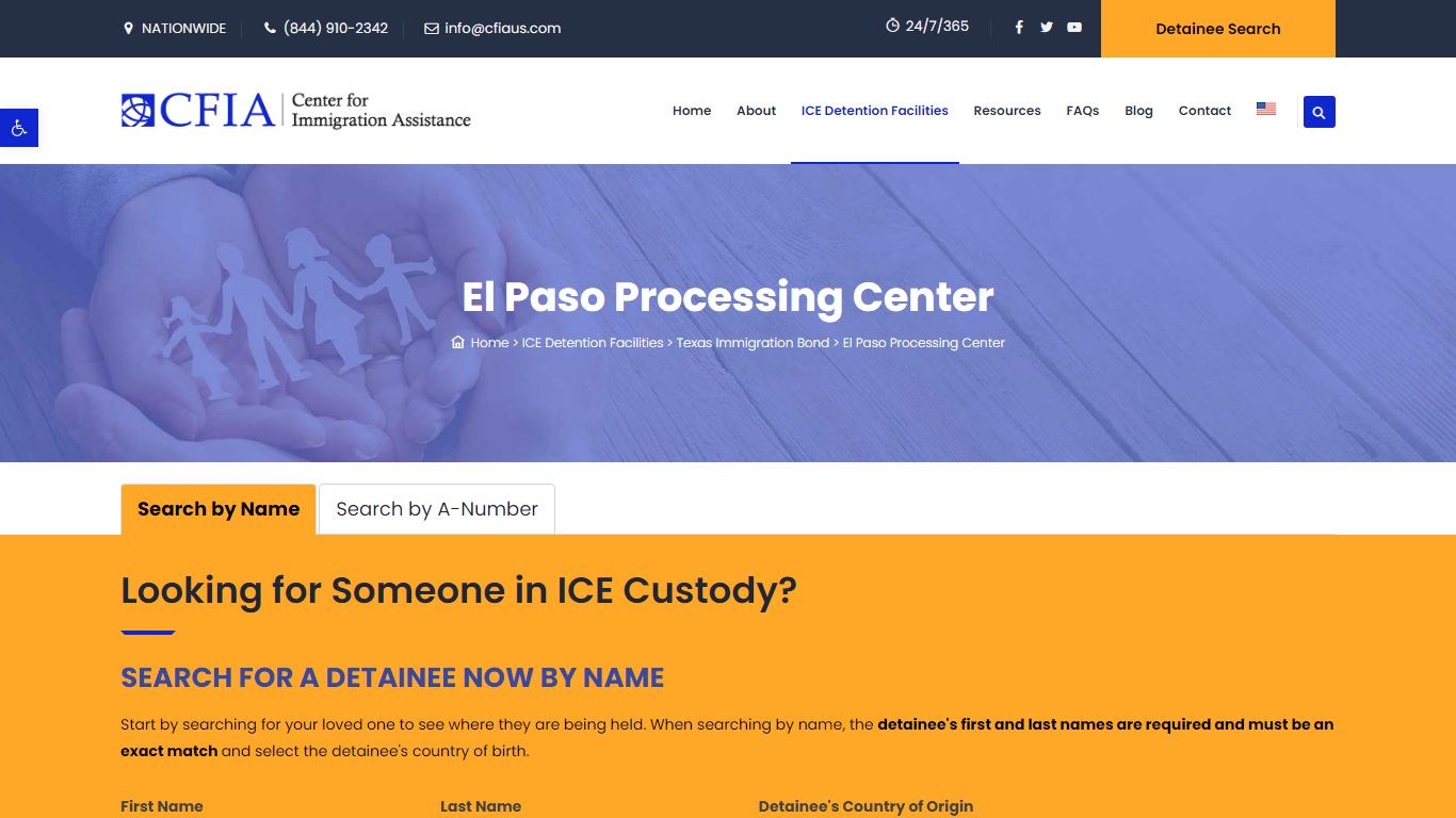 El Paso Processing Center - Center for Immigration Assistance